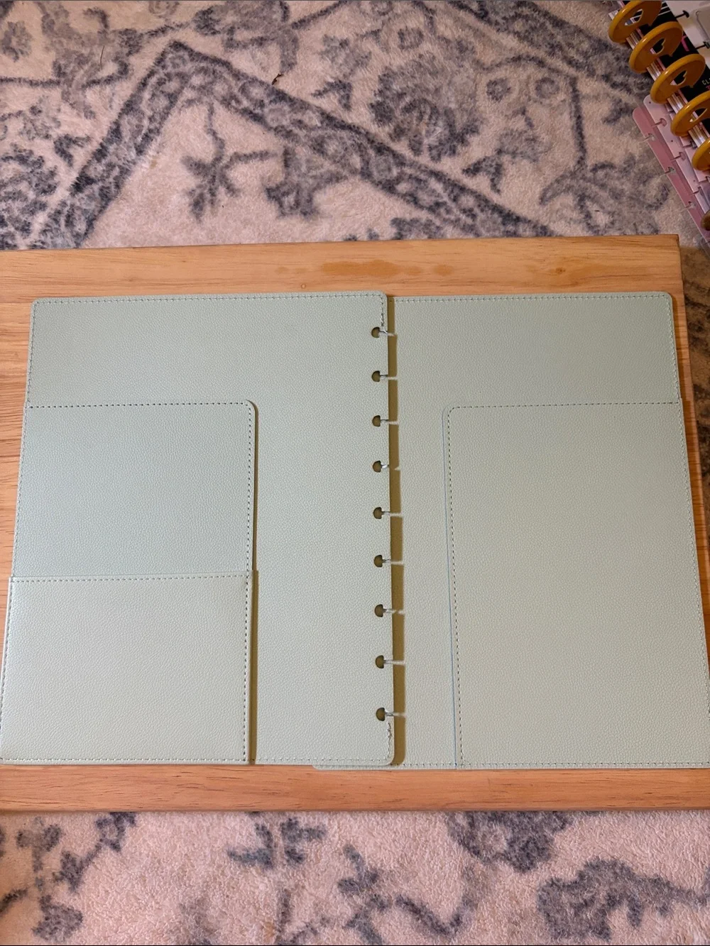 The Happy Planner Disc-Bound Covers and accessories.